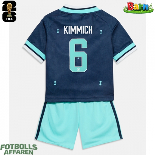 Tyskland Joshua Kimmich #6 Bortaställ Barn VM 2026 Kortärmad (+ Korta byxor)